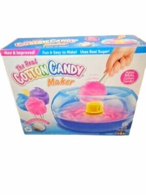 The Real Cotton Candy Maker - New & Improved - Fun & Easy To Use - Makes Real Co